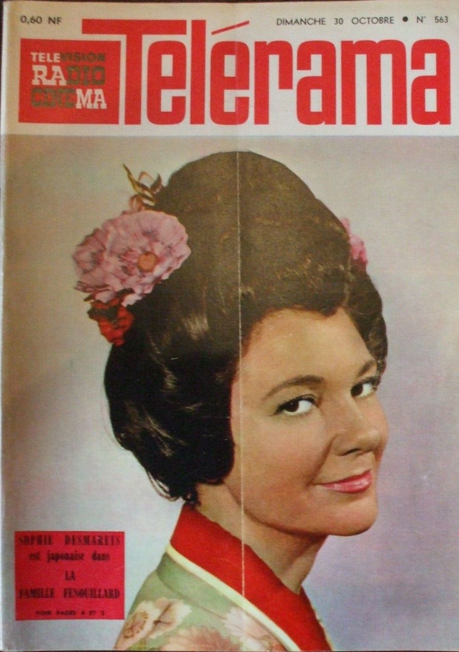 RADIO CINEMA TELEVISION/TELERAMA magazine side cover Issue 563 30 October 1960