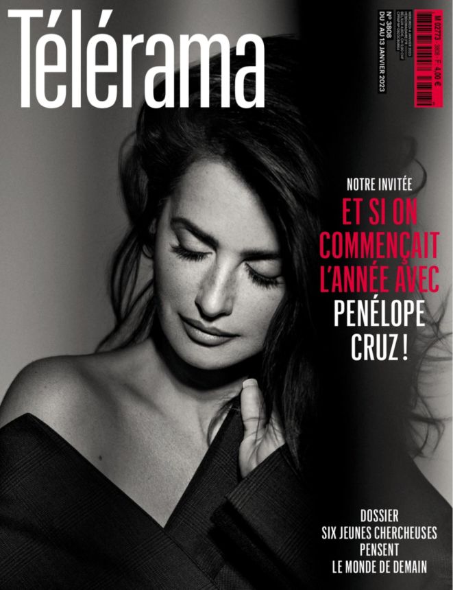 RADIO CINEMA TELEVISION/TELERAMA magazine side cover Issue 3808 7 January 2023