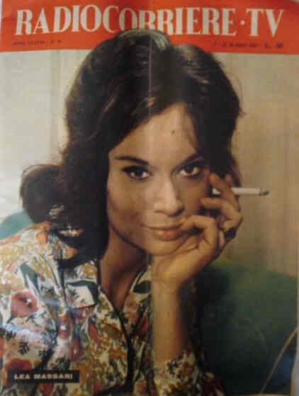 RADIOCORRIERE TV magazine side cover 11 March 1961