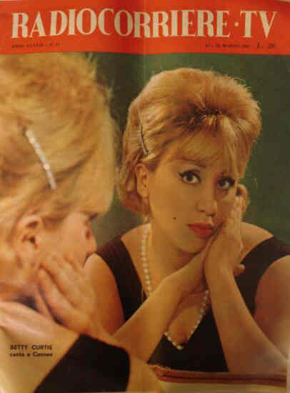 RADIOCORRIERE TV magazine side cover 18 March 1961