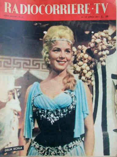 RADIOCORRIERE TV magazine side cover Issue 16 22 April 1961