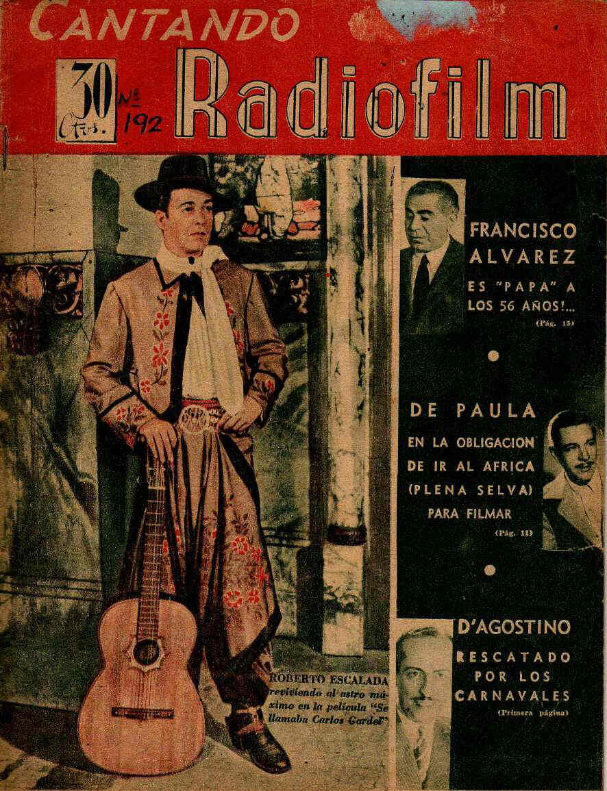 RADIOFILM magazine side cover Issue 192  1949