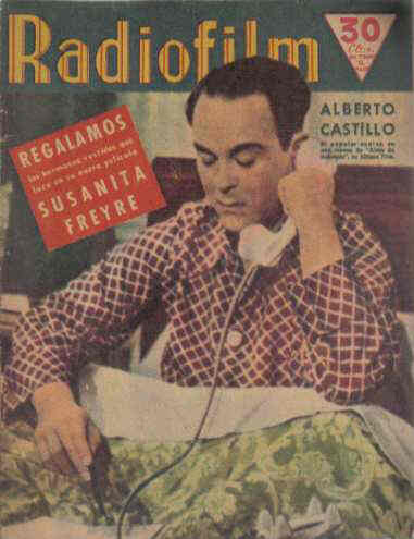 RADIOFILM magazine side cover Issue 211  1949