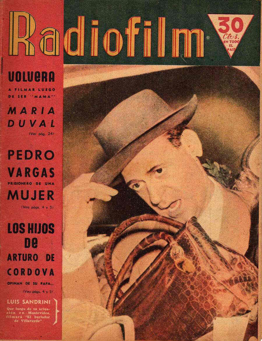 RADIOFILM magazine side cover Issue 214  1949