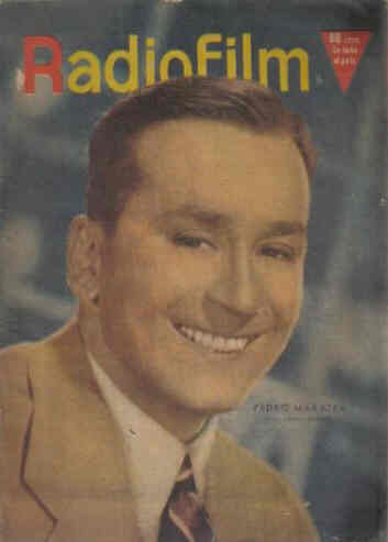 RADIOFILM magazine side cover Issue 333  1951