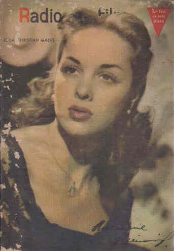 RADIOFILM magazine side cover Issue 337  1951