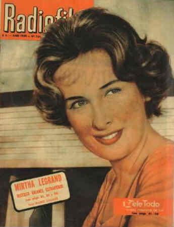 RADIOFILM magazine side cover Issue 736  1959