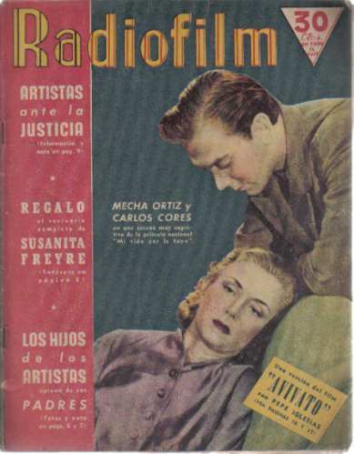 RADIOFILM magazine side cover Issue 212  1949
