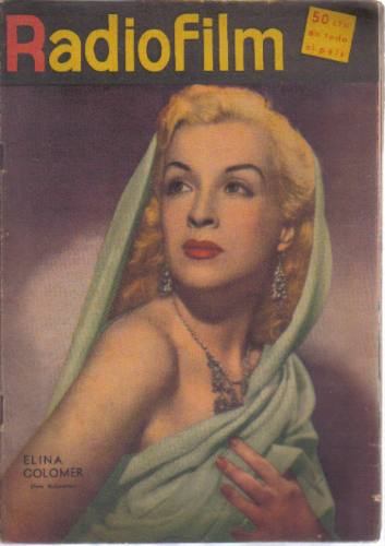 RADIOFILM magazine side cover Issue 284  1950