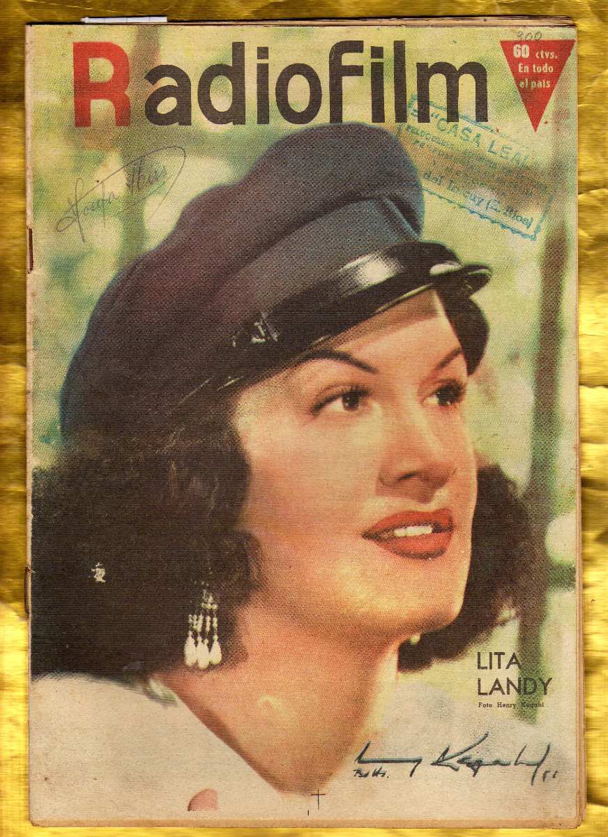 RADIOFILM magazine side cover Issue 300  1951