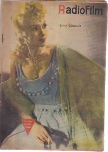 RADIOFILM magazine side cover Issue 342  1952