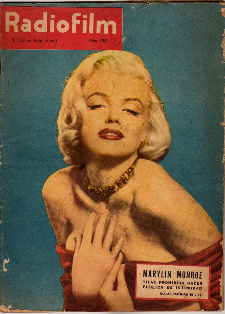 RADIOFILM magazine side cover Issue 482  1954
