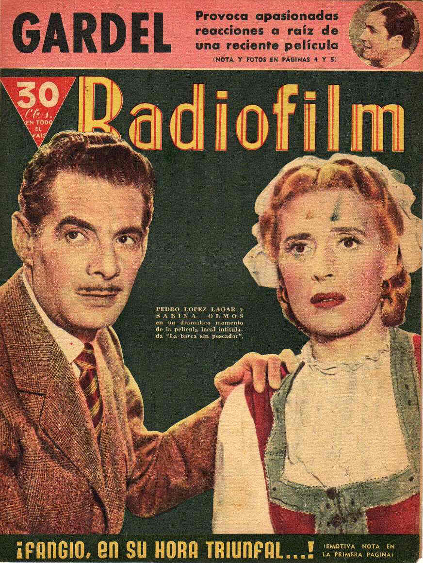 RADIOFILM magazine side cover Issue 201 May 1949