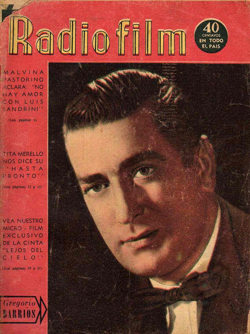 RADIOFILM magazine side cover Issue 255 May 1950
