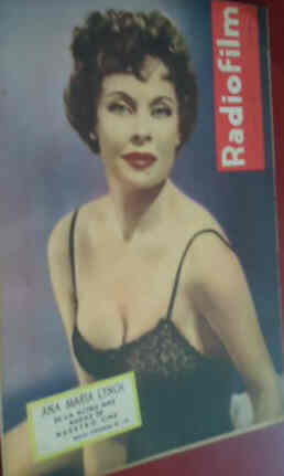 RADIOFILM magazine side cover Issue 485  1954