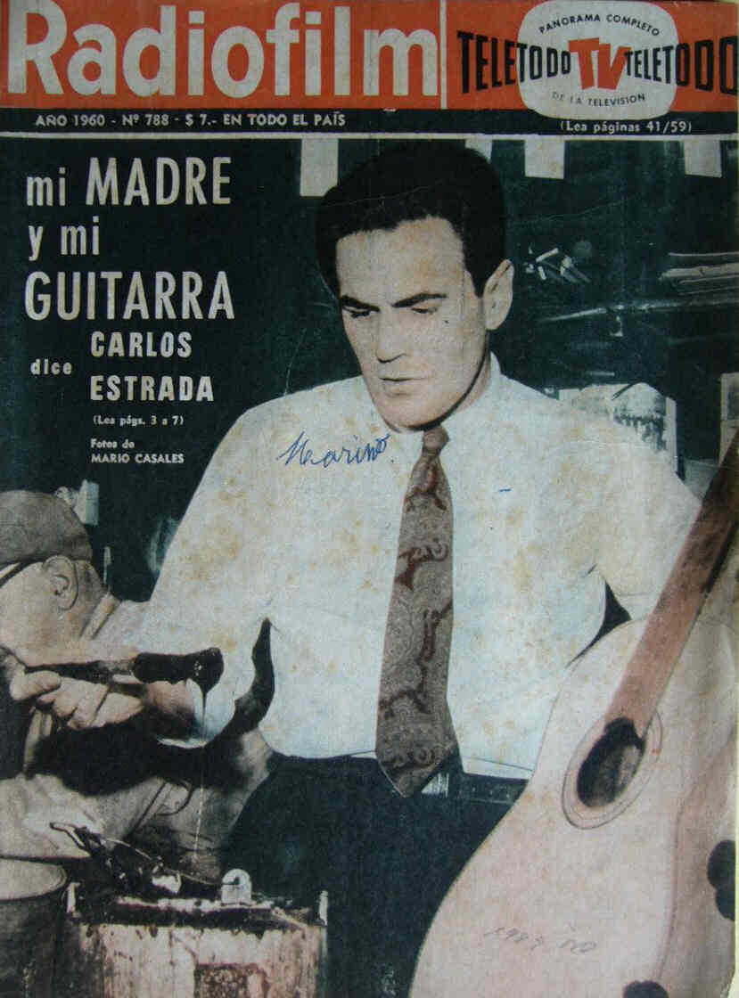 RADIOFILM magazine side cover Issue 788  1960