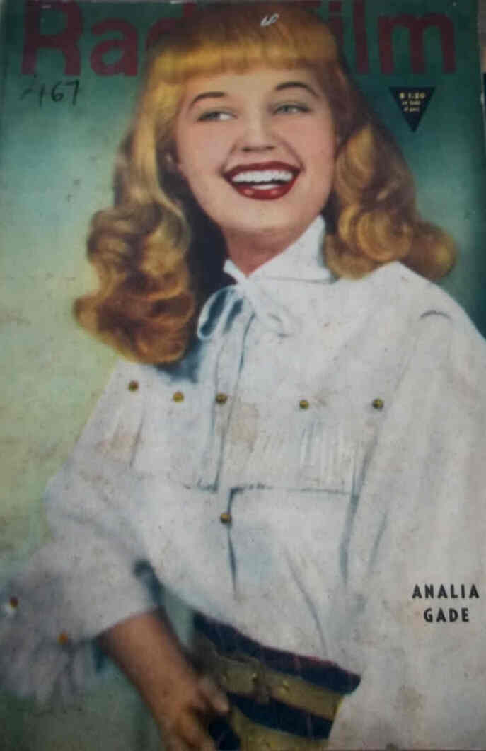 RADIOFILM magazine side cover Issue 461 12 May 1954