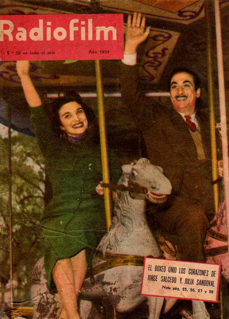 RADIOFILM magazine side cover 29 September 1954