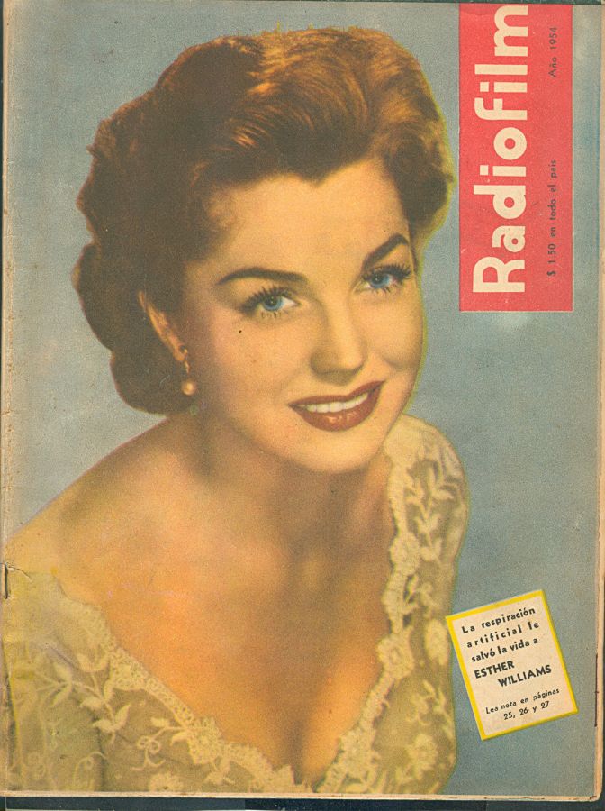 RADIOFILM magazine side cover Issue 487  1954