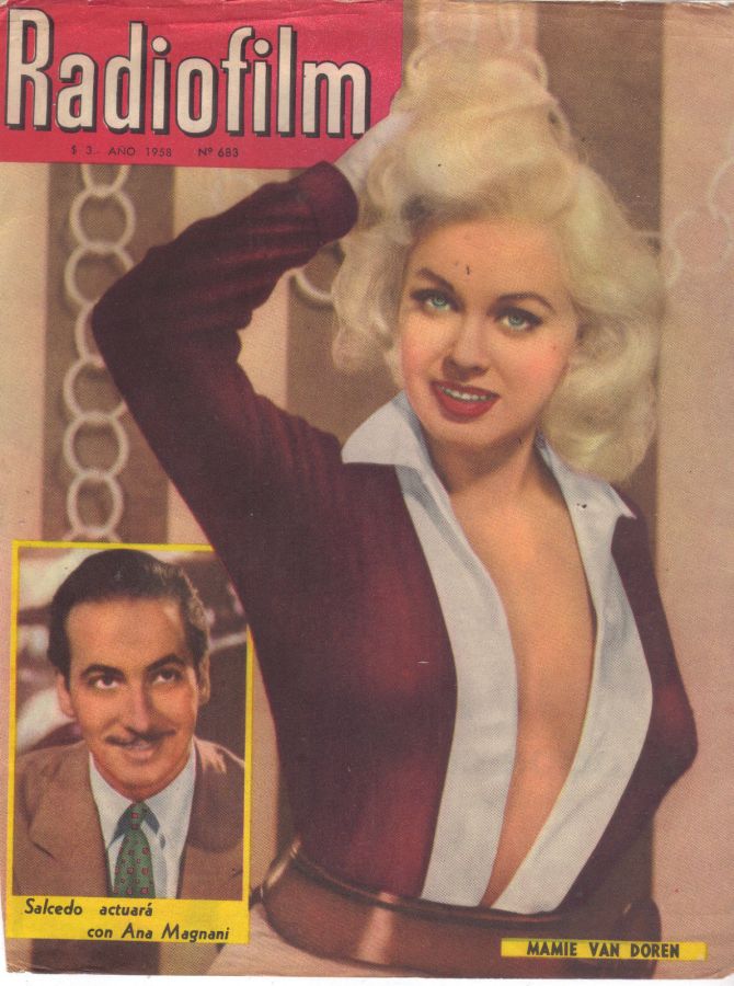 RADIOFILM magazine side cover Issue 683  1958