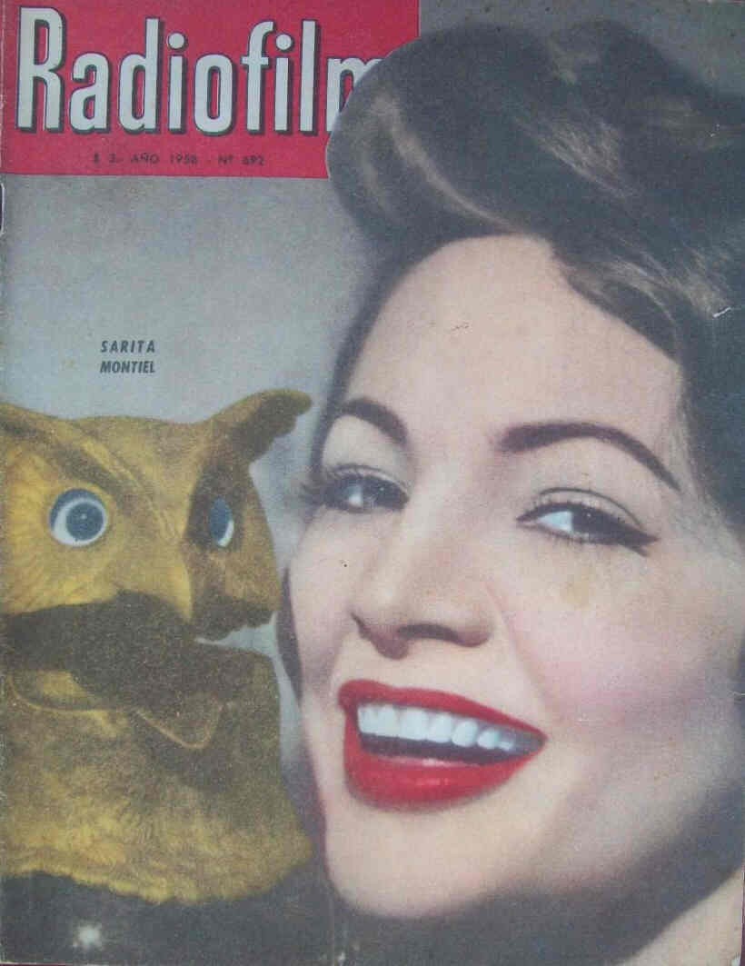RADIOFILM magazine side cover Issue 692  1958