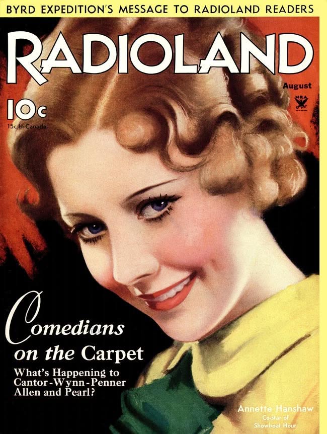 RADIOLAND magazine side cover  August 1934