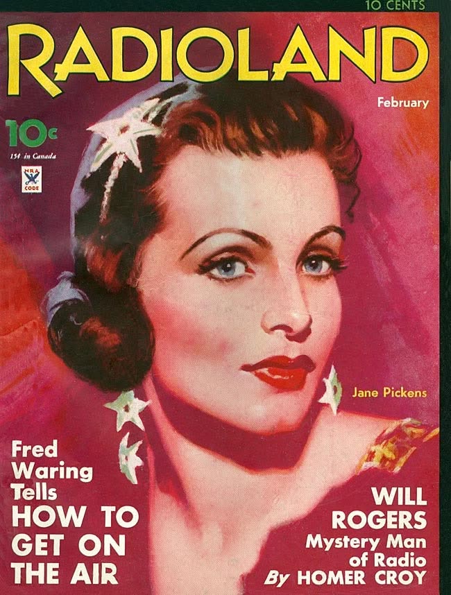 RADIOLAND magazine side cover  February 1935