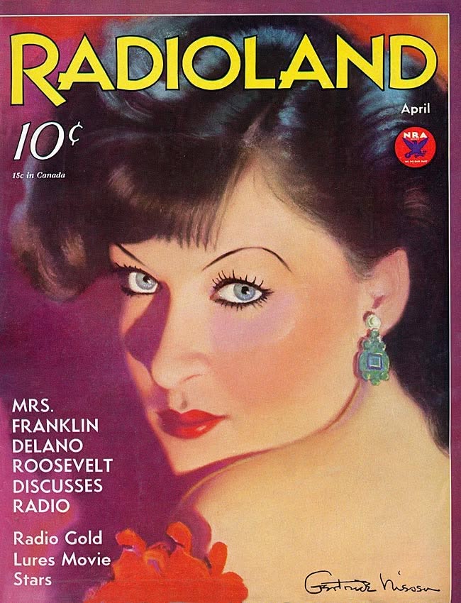 RADIOLAND magazine side cover  April 1935