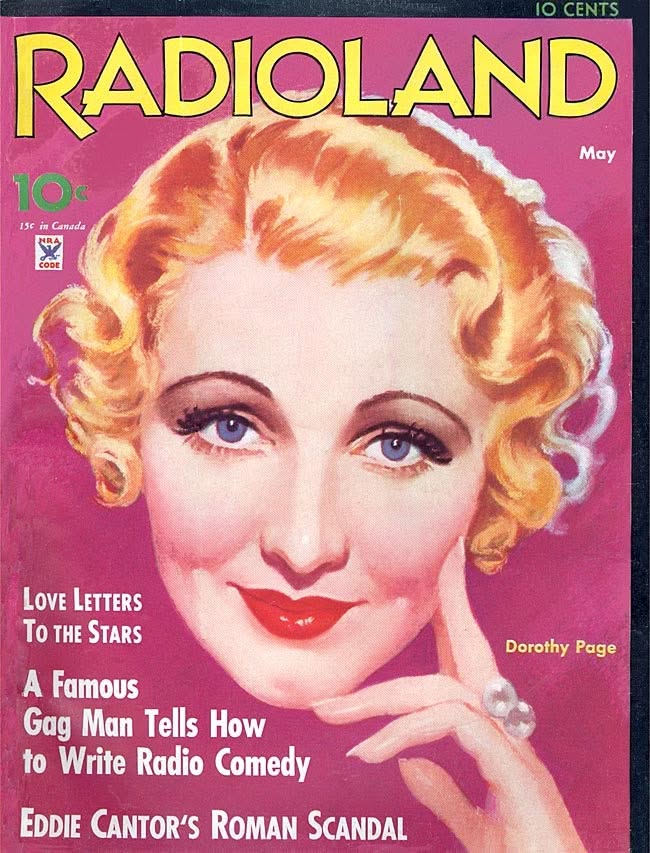 RADIOLAND magazine side cover  May 1935