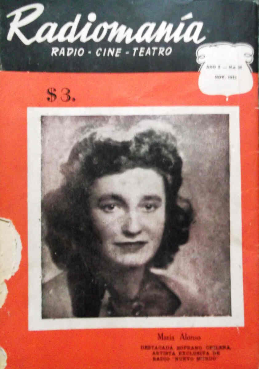 RADIOMANIA magazine side cover Issue 32 November 1945