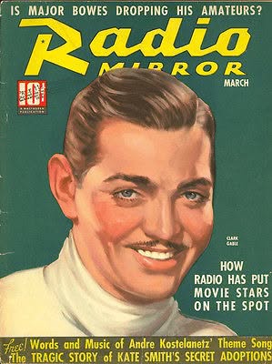 RADIO MIRROR magazine side cover  March 1937