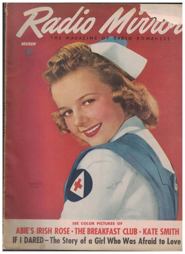 RADIO MIRROR magazine side cover  March 1943