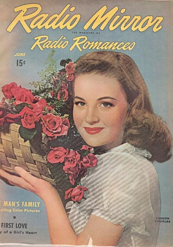 RADIO MIRROR magazine side cover  June 1944