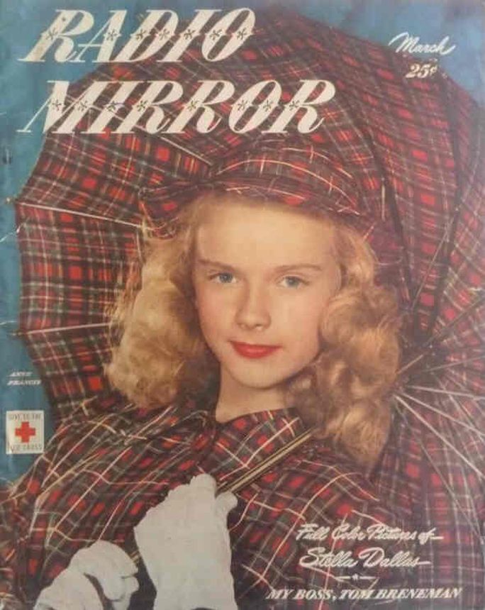 RADIO MIRROR magazine side cover  March 1947