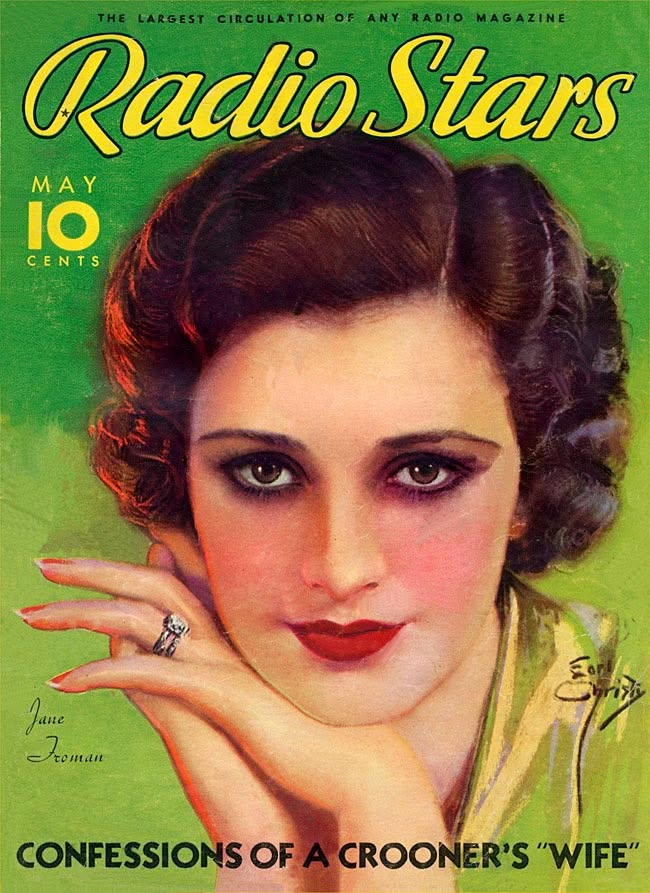 RADIO STARS magazine side cover  May 1935