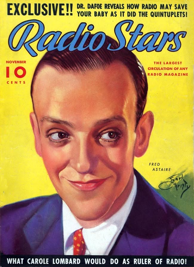 RADIO STARS magazine side cover  November 1936
