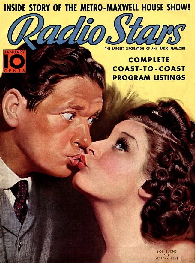 RADIO STARS magazine side cover  January 1938