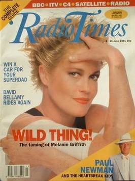 RADIOTIMES magazine side cover 8 June 1991