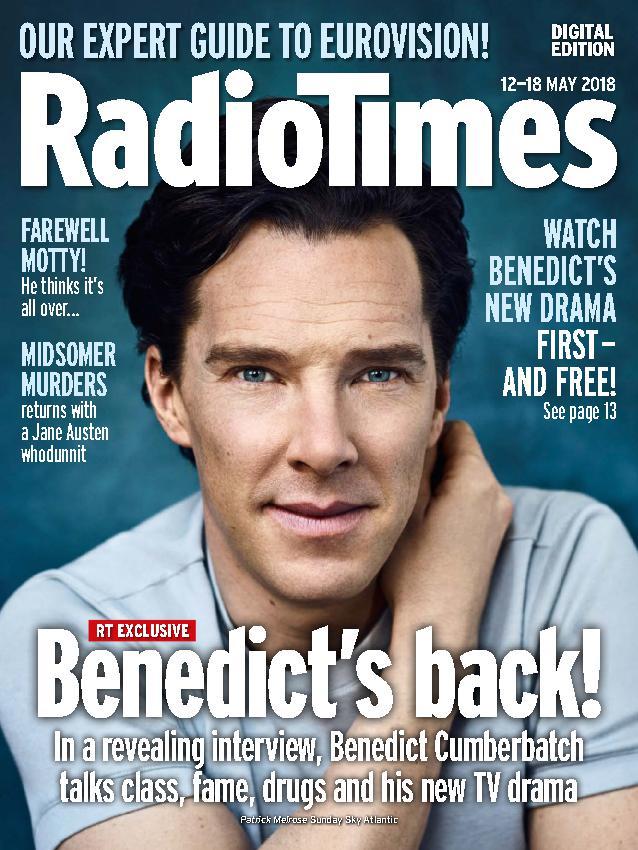 RADIOTIMES magazine side cover 12 May 2018
