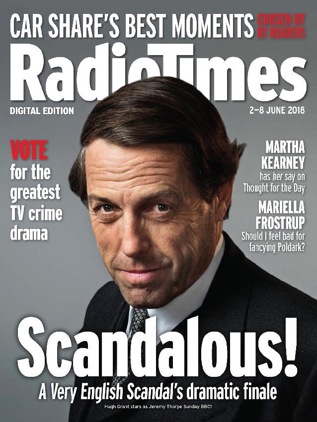 RADIOTIMES magazine side cover 2 June 2018