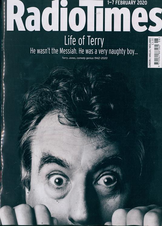 RADIOTIMES magazine side cover 1 February 2020