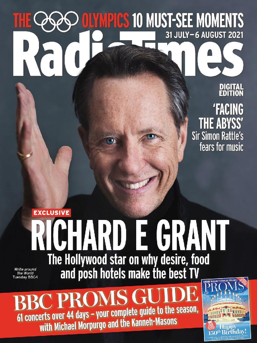RADIOTIMES magazine side cover 31 July 2021