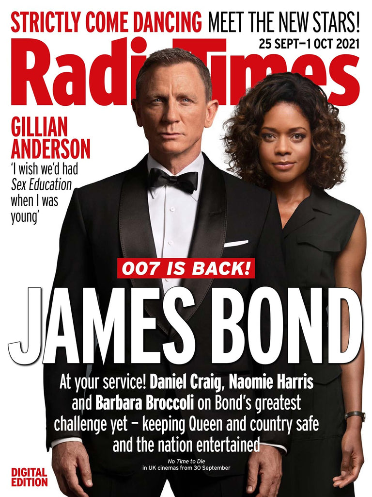 RADIOTIMES magazine side cover 25 September 2021