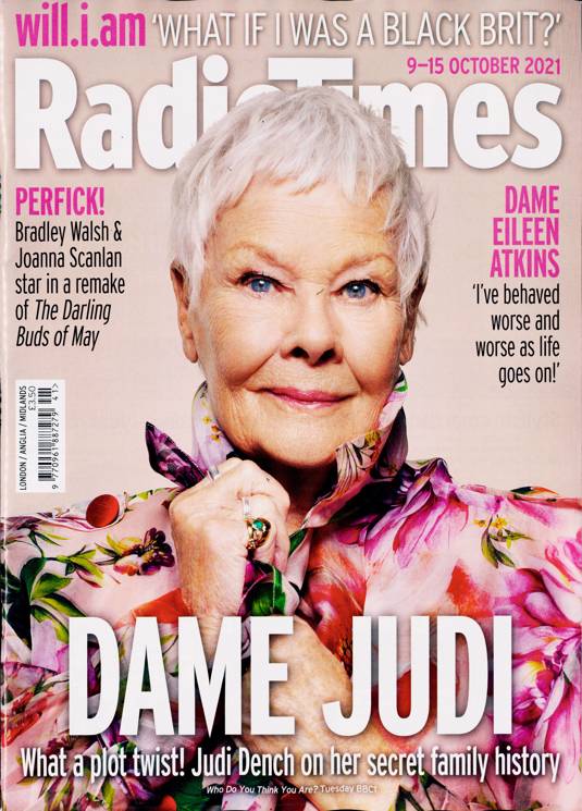 RADIOTIMES magazine side cover 9 October 2021