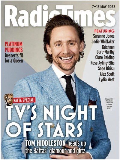 RADIOTIMES magazine side cover 7 May 2022