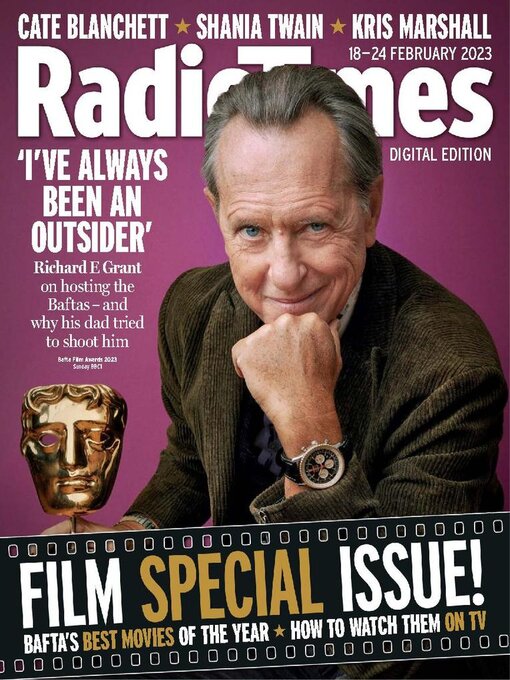 RADIOTIMES magazine side cover 18 February 2023
