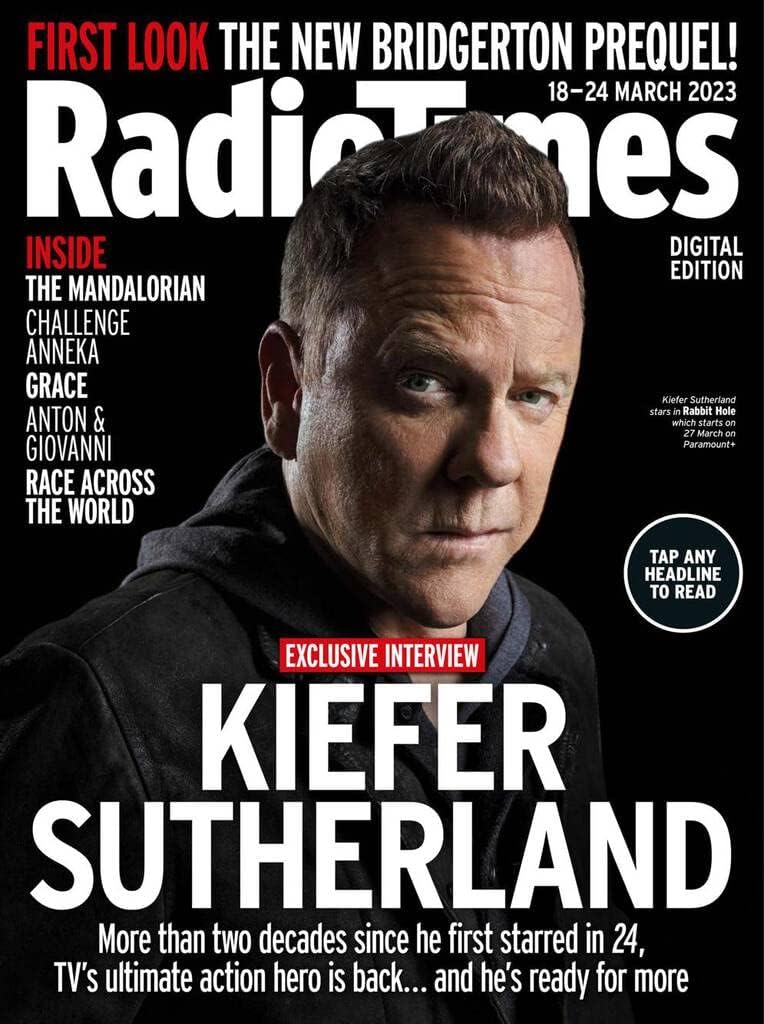RADIOTIMES magazine side cover 18 March 2023