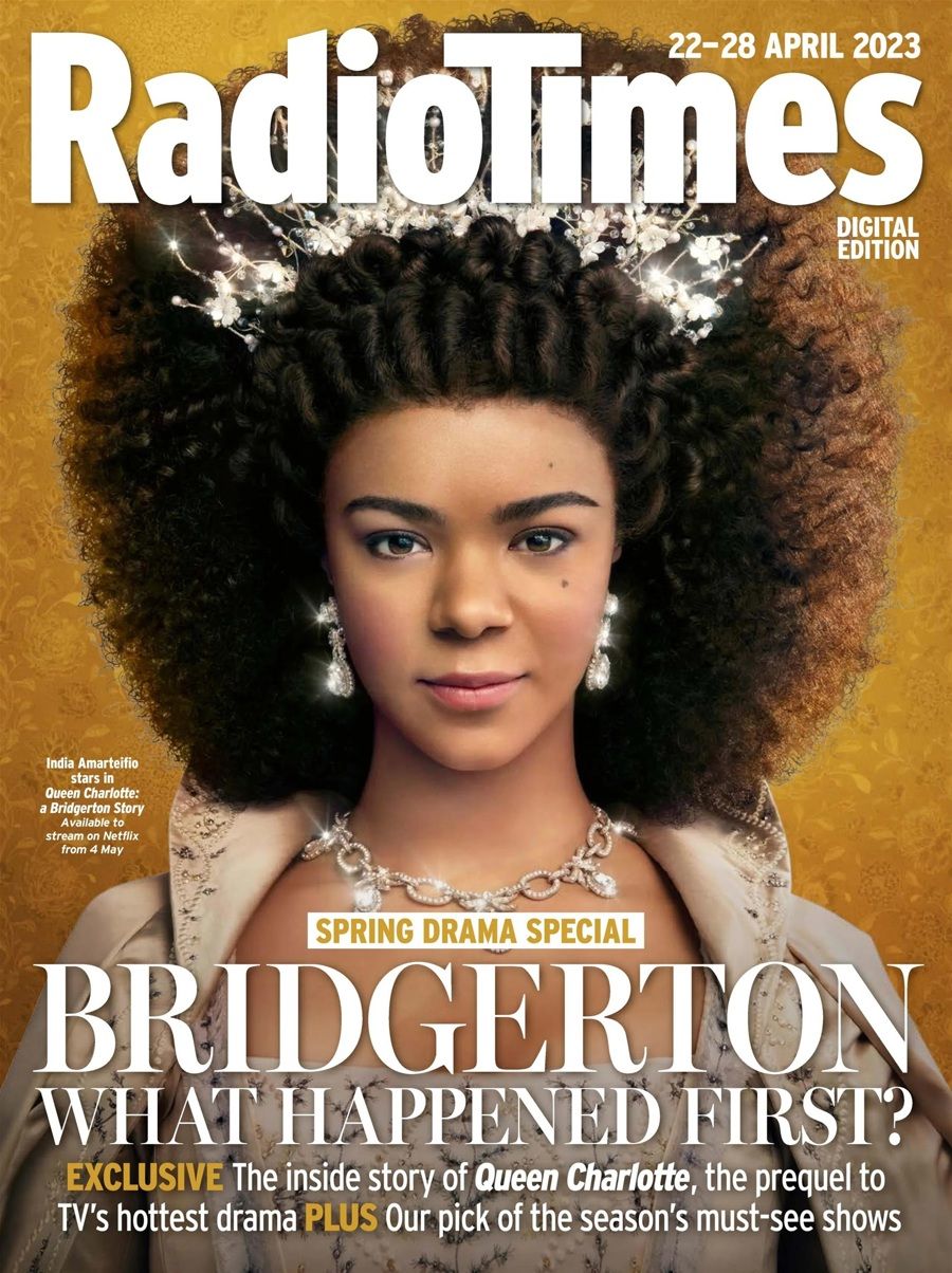RADIOTIMES magazine side cover 22 April 2023