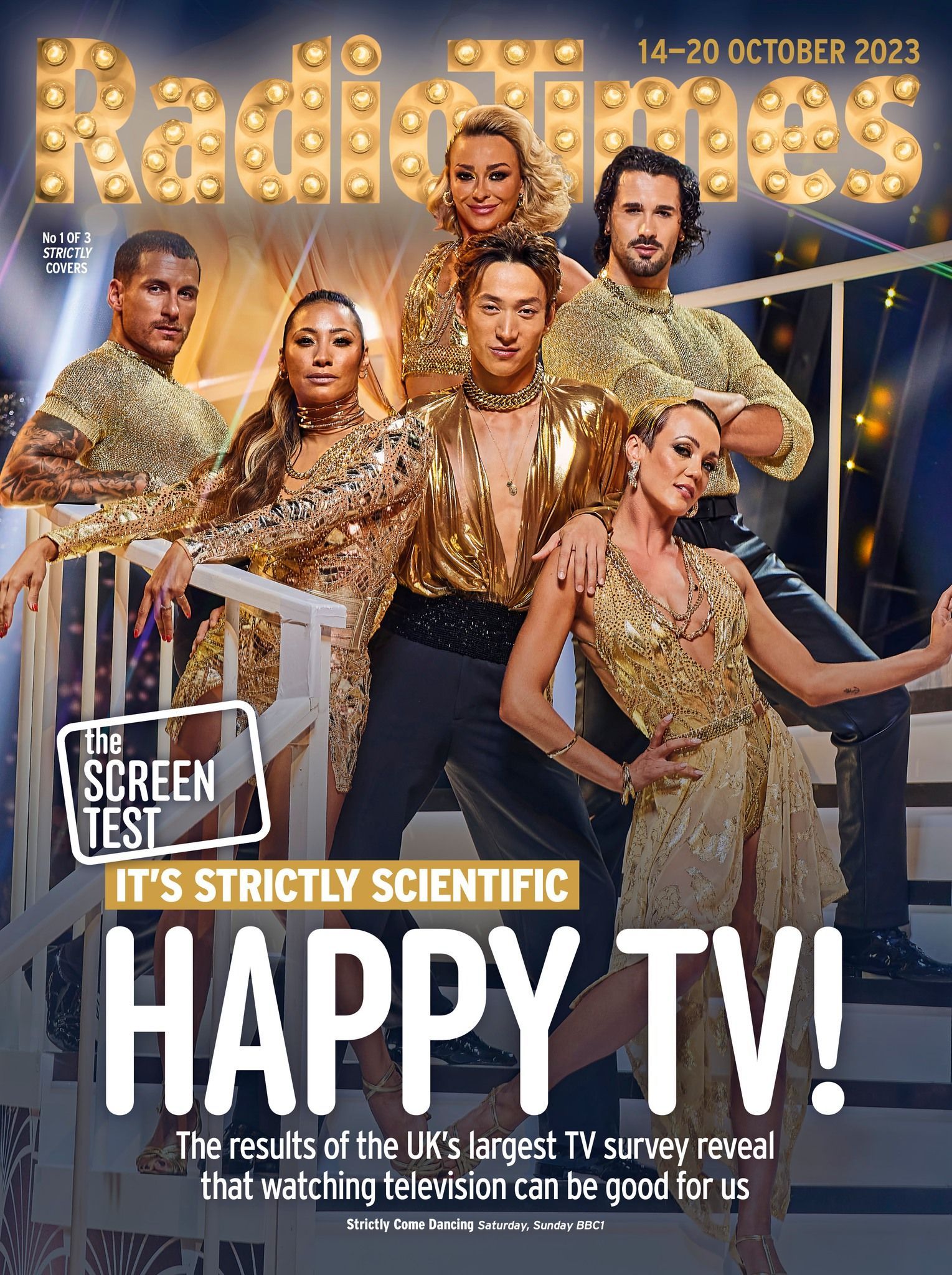 RADIOTIMES magazine side cover 14 October 2023