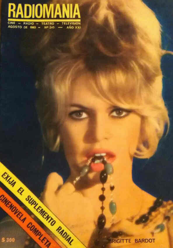 RADIOMANIA magazine side cover Issue 245  August 1963